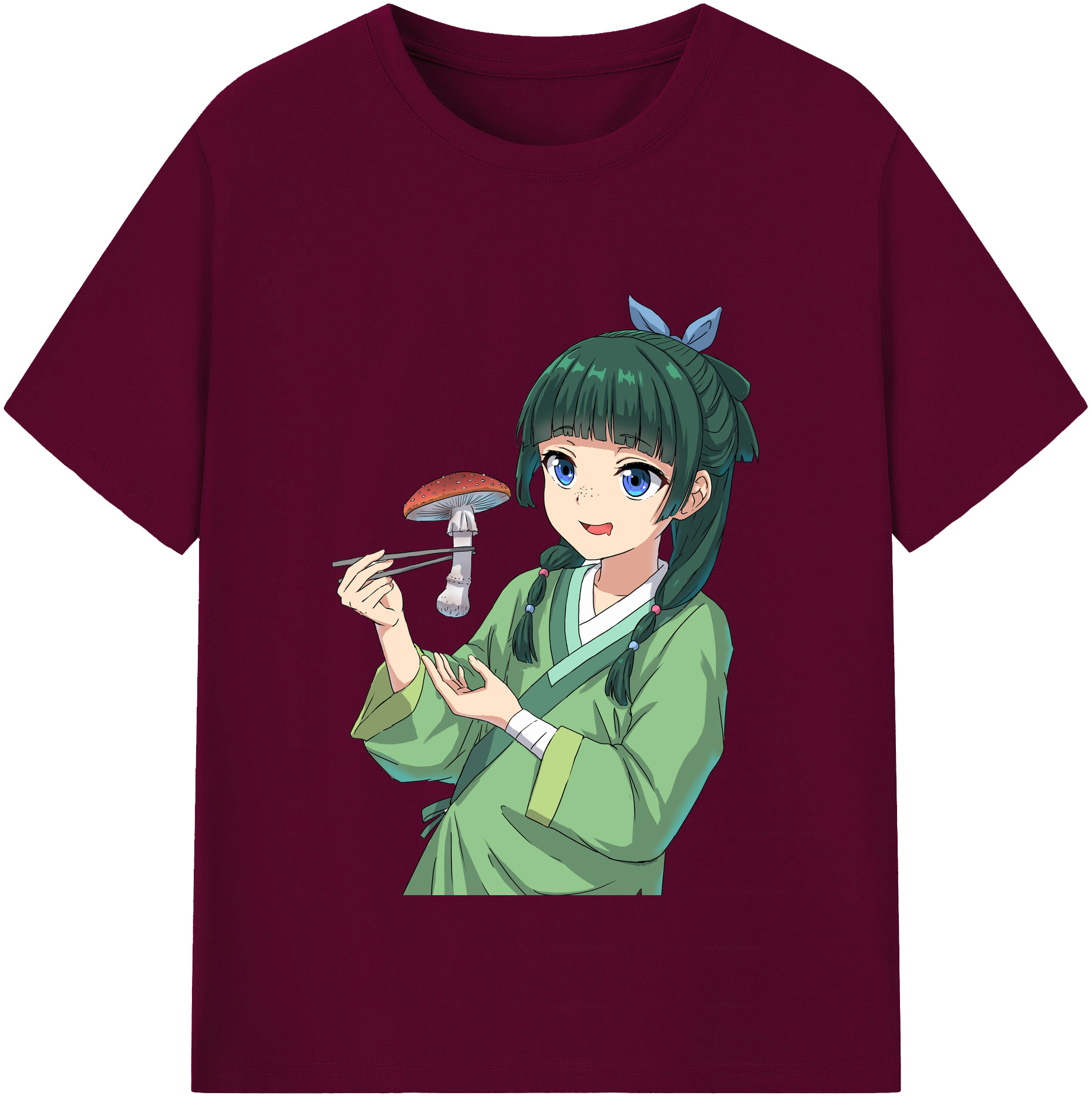 （画像用） 薬屋のひとりごと The Apothecary Diaries レディースカジュアルプリントTシャツ（綿100％）